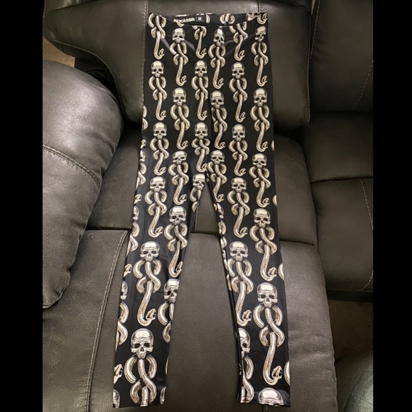 Black Milk Dark Mark Harry Potter Death Eater Leggings M Medium - Picture 5 of 6